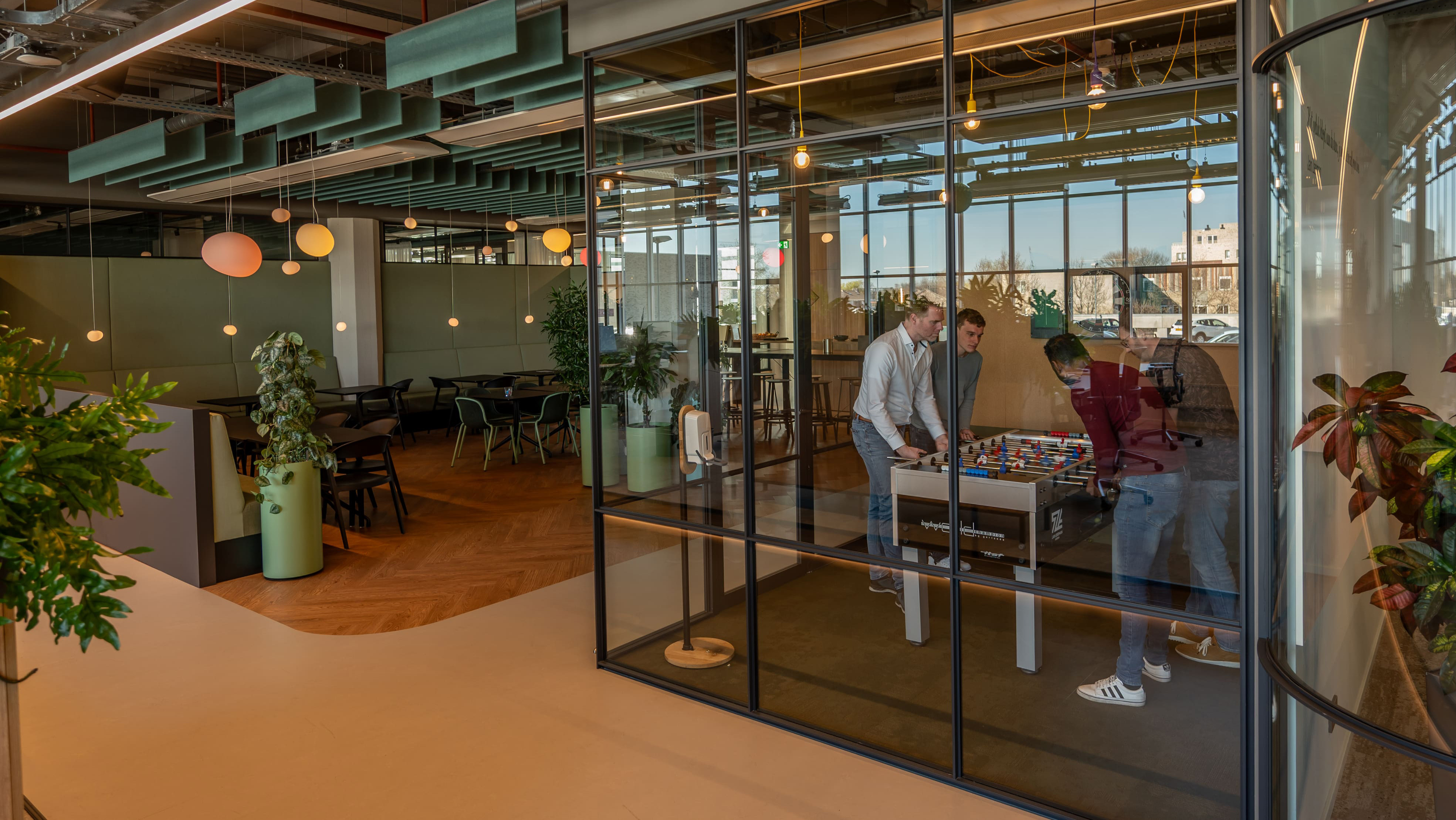 over-green-tafelvoetbal